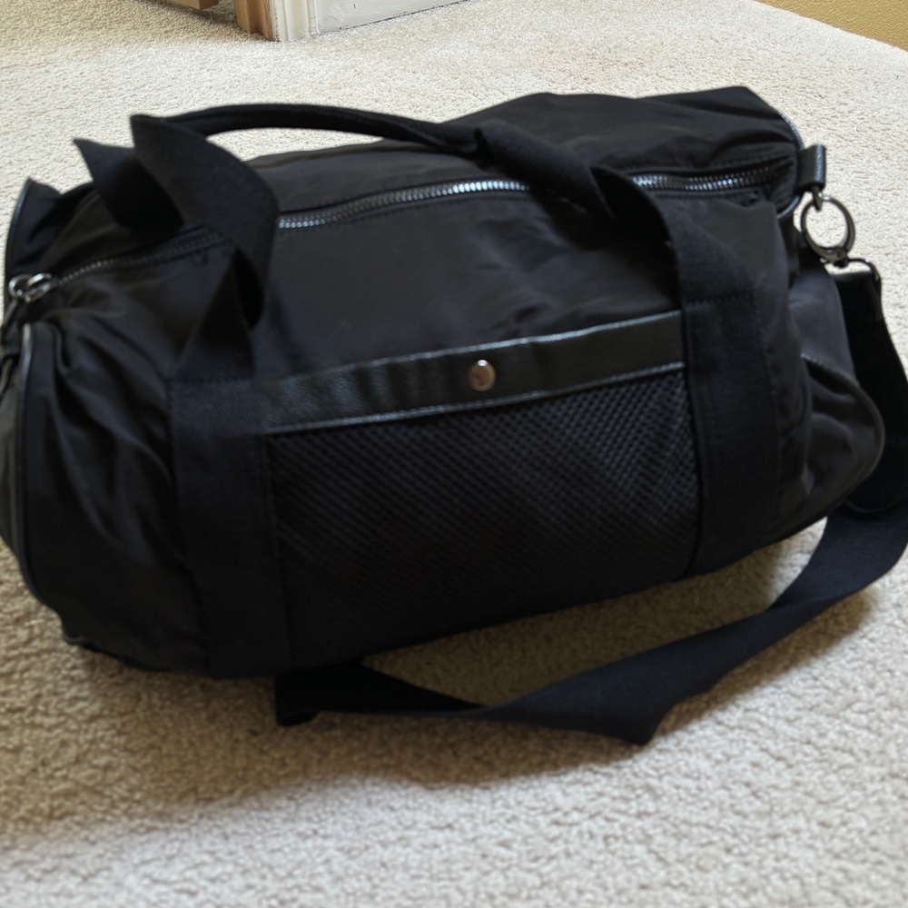Fabletics Black Duffel bag- new condition